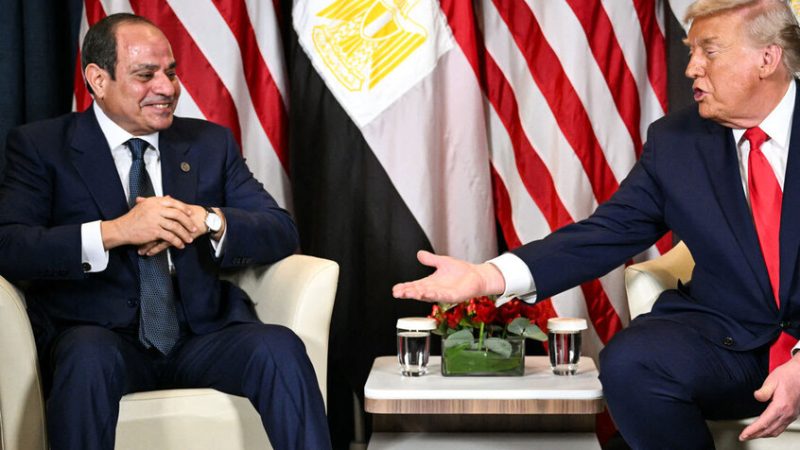 السيسي يعرب عن ارتياحه لسلامة ترامب