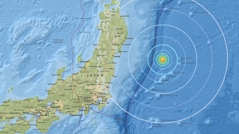 زلزال بقوة 6.2 درجة يضرب جزءا من شمال اليابان