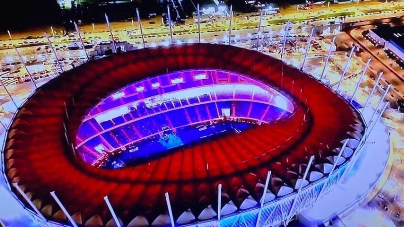 إستاد مصر يتأهب لقمة عالمية بين منتخبي مصر وروسيا استعدادا للمونديال