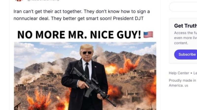 ترامب يهدد إيران حاملا البندقية: لن أكون لطيفا أكثر بعد اليوم