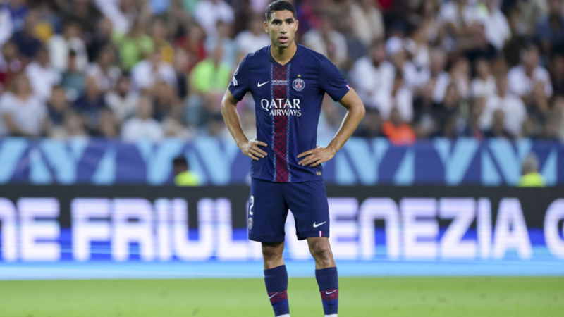 باريس سان جيرمان يكشف طبيعة إصابة حكيمي ويؤكد غيابه عن مواجهة بايرن