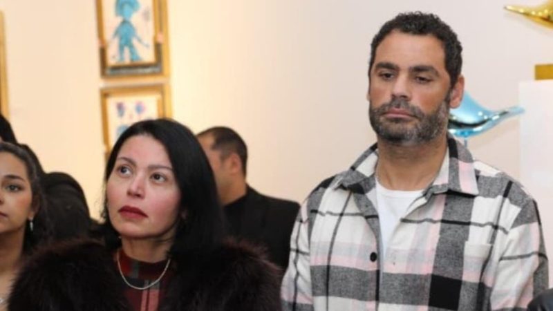 ممسكة بيده.. لقاء الخميسي وعبدالمنصف في أحدث ظهور بعد أزمة زواجه