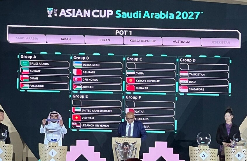 سوريا تصطدم بإيران في كأس آسيا 2027.. تفاصيل المجموعة