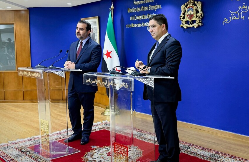 المغرب وسوريا يعلنان إعادة فتح سفارتيهما واستئناف العلاقات الدبلوماسية