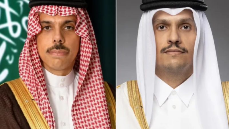 قطر والسعودية تبحثان أوضاع المنطقة ووقف إطلاق النار بين إيران وأمريكا