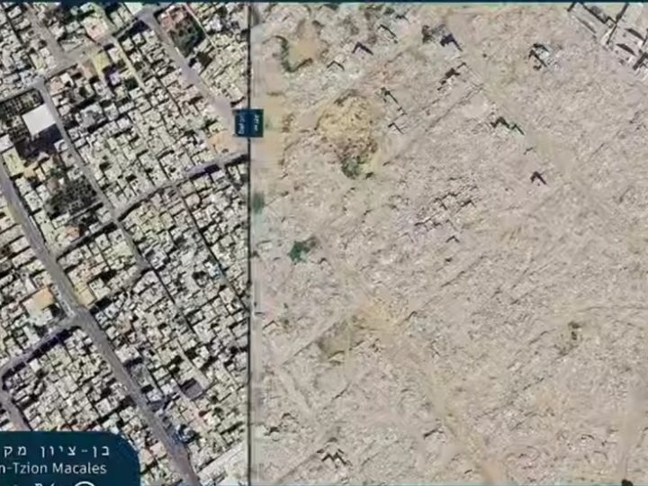 فيديو يكشف حجم الدمار في حي الشابورة جنوب غزة