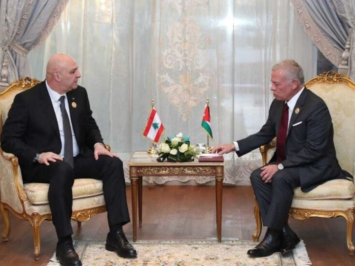 الرئيس عون والملك عبدالله الثاني يبحثان تثبيت وقف النار في لبنان ومساعدات أردنية للنازحين
