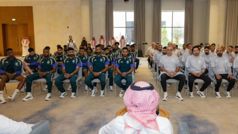 محمد بن سلمان يوجه رسالة للاعبي المنتخب السعودي قبل مشاركتهم في كأس العالم 2026