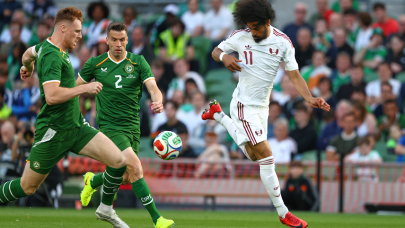 قطر تخسر وديا أمام إيرلندا استعدادا لكأس العالم