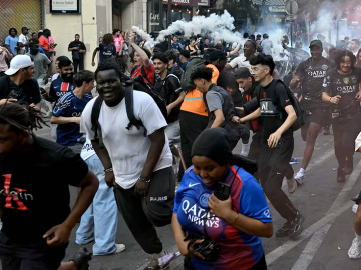 فوضى واشتباكات في باريس عقب فوز سان جيرمان بلقب دوري أبطال أوروبا