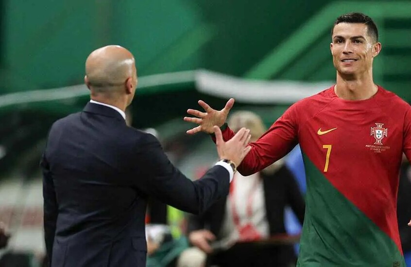 بكلمة واحدة.. منتخب البرتغال يعلق على التحاق كريستيانو رونالدو (صورة)