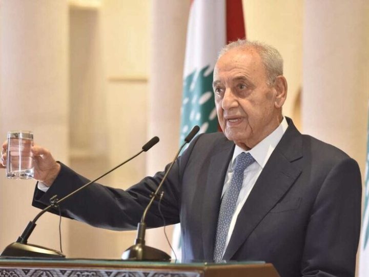 برّي يجدد تمسكه بوقف كامل وشامل لإطلاق النار
