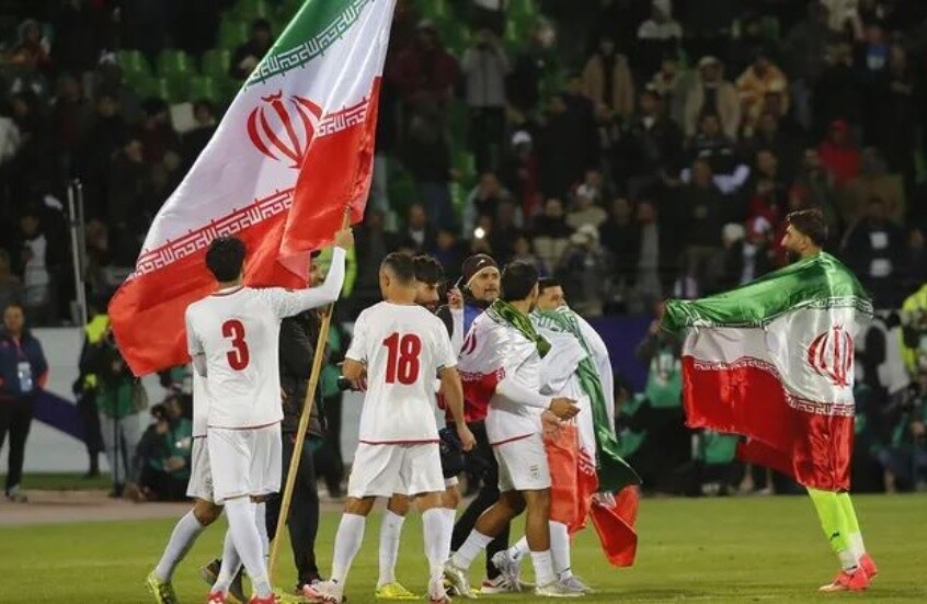 قبل مواجهة مصر.. إيران تثير الجدل بملصق عن مونديال 2026 (صورة)
