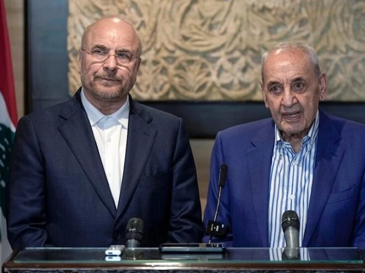 قاليباف لبري: الاتفاق الإطاري بين لبنان واسرائيل مؤامرة وفتنة