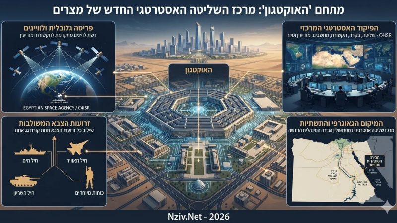 الإعلام العبري يراقب تدشين “الأوكتاغون” المصري اليوم