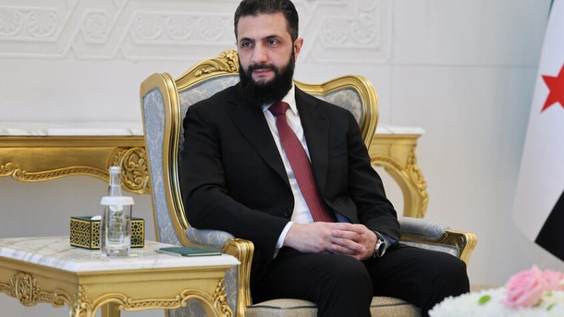 الشرع يوضح دور فرنسا في إعادة إعمار سوريا