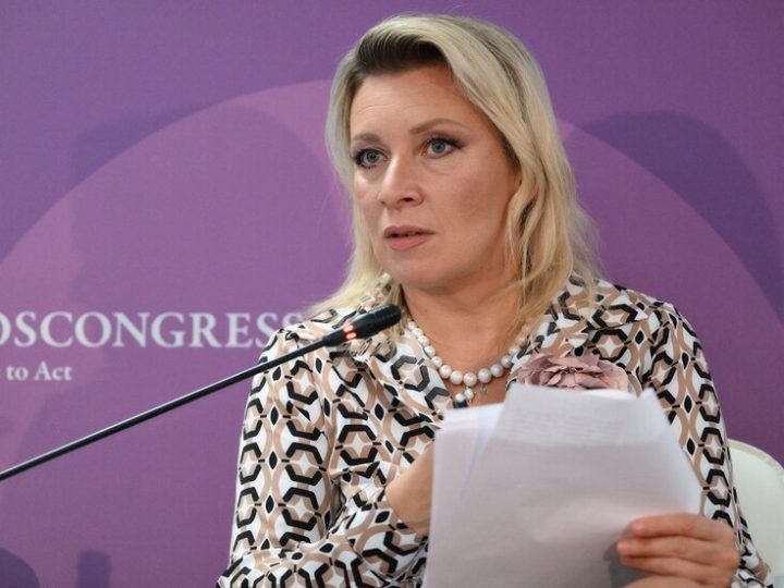 زاخاروفا تعلق على تصريحات وزيرة خارجية السويد حول تسميات المدن الأوكرانية الجديدة