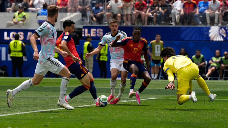 إسبانيا تتخطى بلجيكا وتضرب موعدا مع فرنسا في نصف نهائي كأس العالم