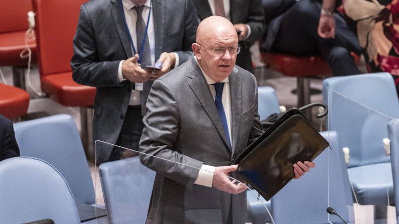 نيبينزيا: روسيا تتوقع من الأمين العام المقبل للأمم المتحدة التعامل بموضوعية تجاه الأزمة الأوكرانية