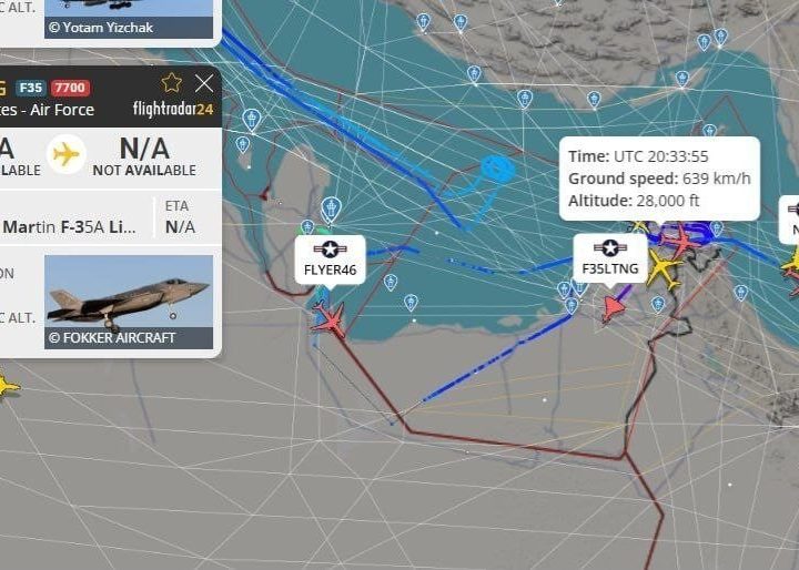 تقارير: مقاتلة أمريكية من طراز F-35 تعلن حالة طوارئ خلال العمليات العسكرية ضد إيران