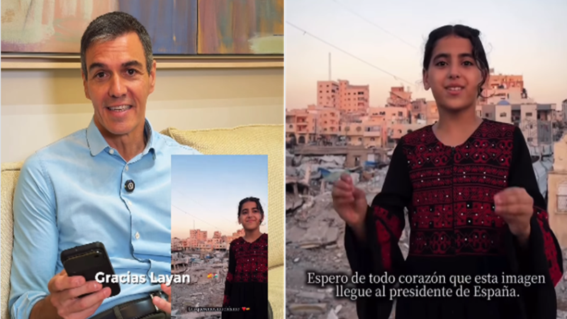رئيس وزراء إسبانيا يرد على طفلة فلسطينية برسالة مؤثرة (فيديو)