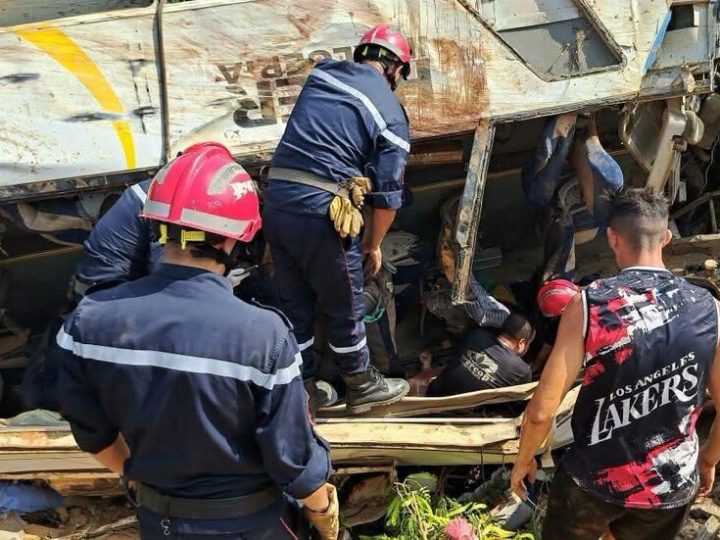 الجزائر تعلن الحداد 3 أيام على ضحايا حادث حافلة بومرداس