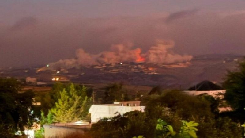 مراسلنا: قصف إسرائيلي بعد عمليات نسف استمرت طوال الليل في جنوب لبنان