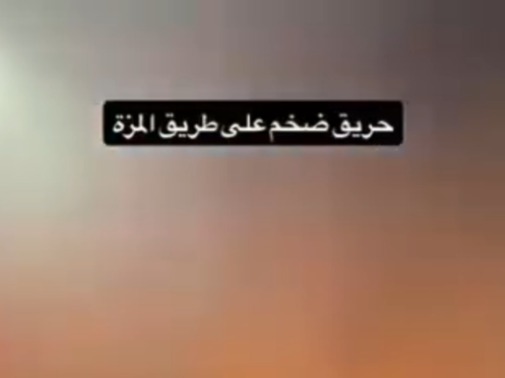 حريق يلتهم أعشابا وأشجارا على أوتوستراد السومرية بدمشق.. وفرق الإطفاء تمنع امتداده (فيديو)