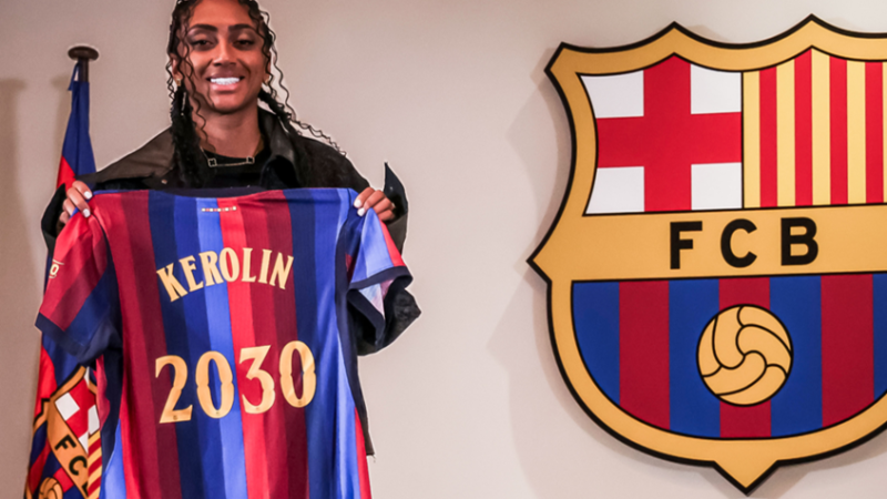 برشلونة يتعاقد مع البرازيلية كيرولين في صفقة قياسية