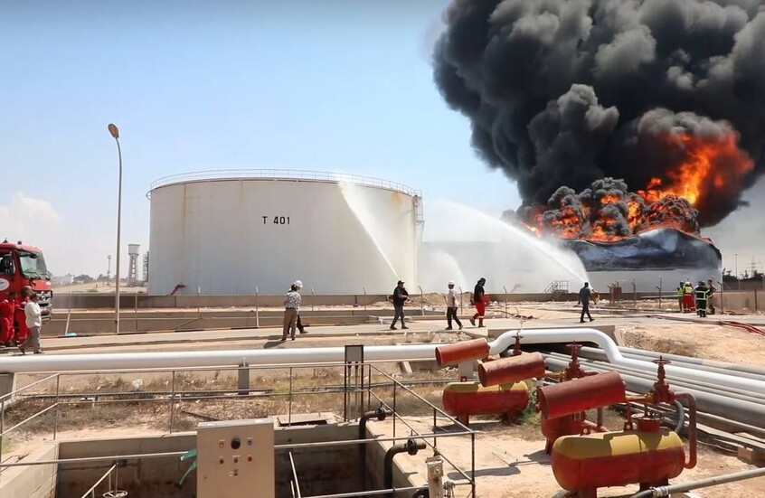 ليبيا.. مكتب النائب العام يباشر التحقيق في استهداف مصفاة الزاوية النفطي بالطيران المسيّر