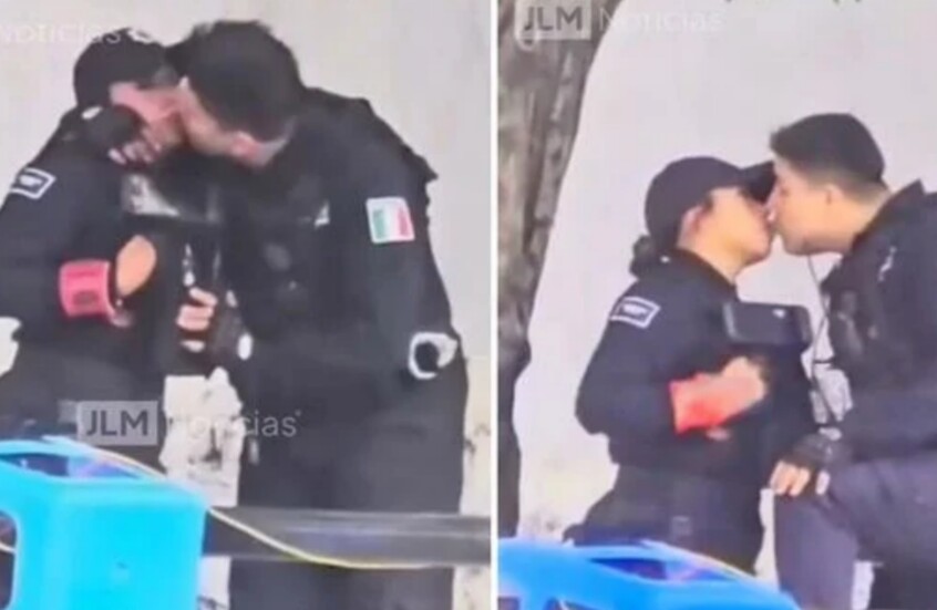 فضيحة أمنية تهز المكسيك.. شرطيان في “خلوة” خادشة أثناء الدورية! (فيديو)